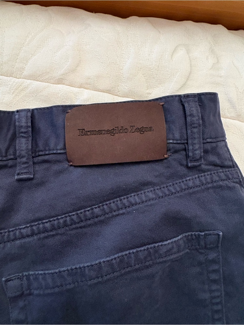 Ermenegildo Zegna Men’s Navy Blue Jeans